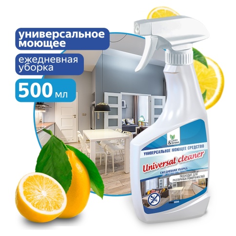 Универсальное моющее средство "Universal cleaner" (нейтральное, триггер) 500 мл. Clean&Green CG8080 фото 1