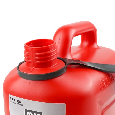 Канистра топливная пластик 5л. (красная) AVS TPK-05 фото 8