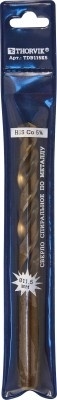 Сверло спиральное по металлу HSS Co в ПВХ упаковке, d7.0 мм, Thorvik TDB070K5 (52465) фото 1