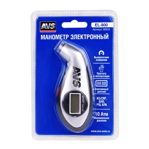 Манометр автомобильный AVS EL-800 фото 4