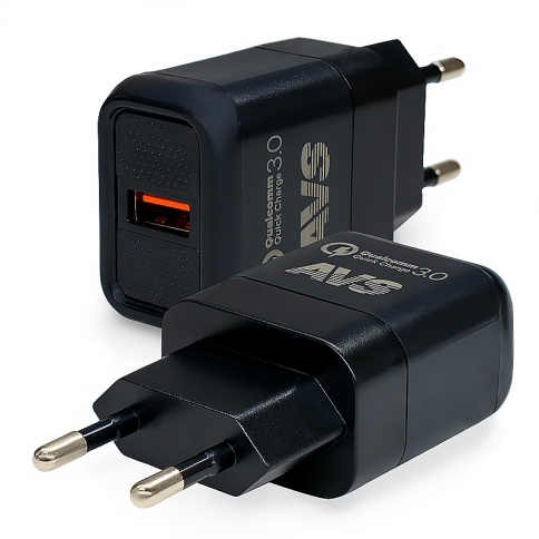 USB сетевое зарядное устройство AVS 1 порт UT-713 Quick Charge (1.5-3A) фото 2