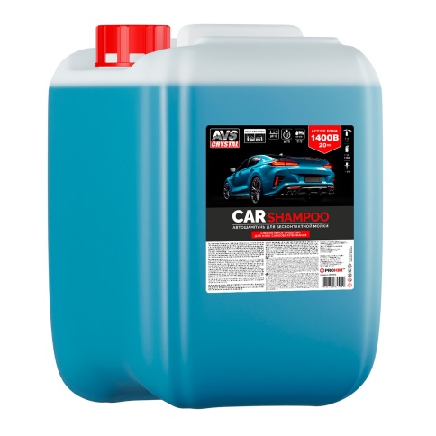 Автошампунь для б/к мойки AVS "Active Foam 1:4-7 1400B Power Careful 20кг фото 1