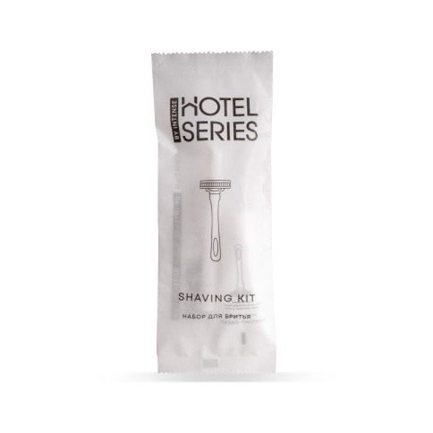 Набор д/бритья INTENSE Hotel Ser. (флоу-пак) (крем-туба 10 гр., бритва 2 лезвия +1 увл. слой) CG8382 фото 1