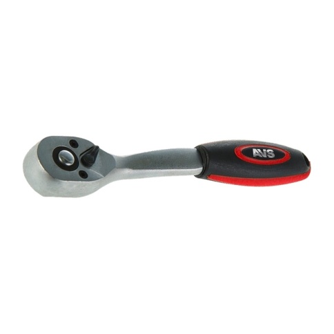 Рукоятка трещоточная 1/2"DR 72 зубца (пластиковая ручка) AVS RH11272 фото 1