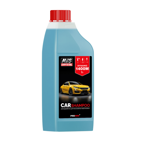 Автошампунь для б/к мойки AVS "Active Foam" 1:4-7 1400M DYNAMIC 1 л фото 1