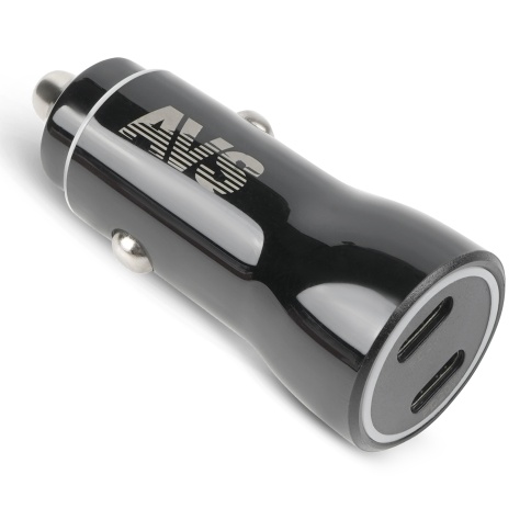 USB автомобильное зарядное устройство AVS 2 порта UC-740 (PD Type C 40W) фото 2