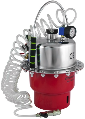 Пневматическое приспособление для замены тормозной жидкости, с аксессуарами, Thorvik PBB2K (53854) фото 4