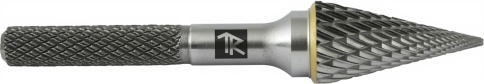 Борфреза твердосплавная коническая, тип M, 8 мм, двойная насечка, Thorvik TRRBM08170662-2 (57038) фото 2