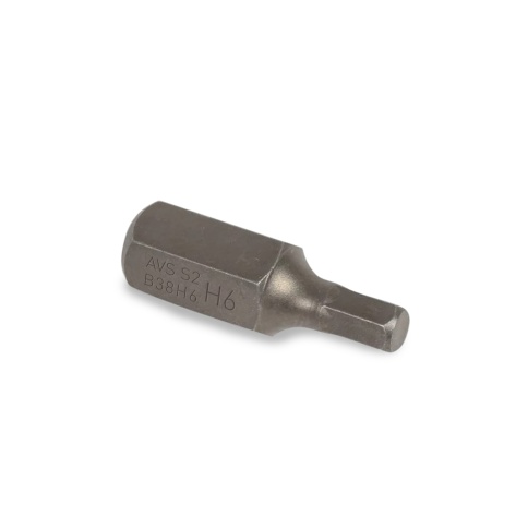 Вставка 3/8" шестигранная 6 мм, длина 30 мм AVS B38H6 фото 1