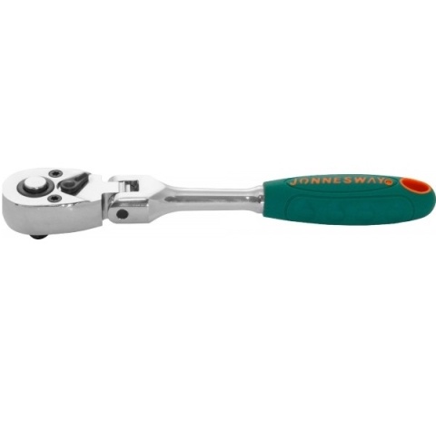 Рукоятка трещоточная с шарниром 1/4 DR, 36 зубцов, 155 мм, Jonnesway R4102 (46382) фото 1