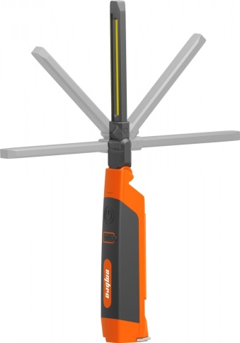 Фонарь светодиодный аккумуляторный, переносной, складной, со световым пучком 500+200 Лм, Ombra A9006 фото 3