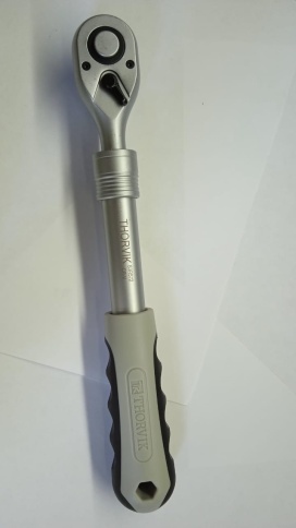 Трещоточная рукоятка телескопическая 1/2"DR, 72 зубца, Thorvik S3R572 (54215) фото 2