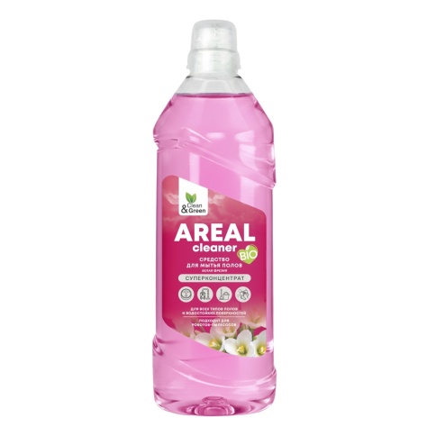 Моющее средство для мытья пола Areal "Фрезия" (концентрат) 1 л. Clean&Green CG8135 фото 1