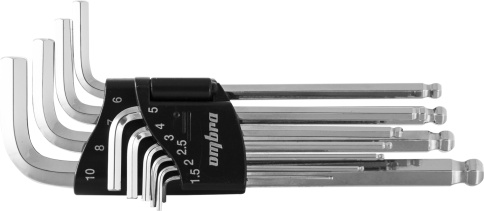 Набор шестигранников с шаром H1,5-H10 мм (10 шт) Ombra 952310 фото 3