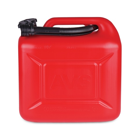 Канистра топливная пластик 10л. (красная) AVS TPK-10 фото 2