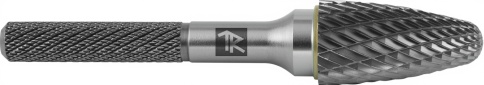 Борфреза твердосплавная гиперболическая, тип F, 10 мм, дв. насечка, Thorvik TRRBF10200665-2 (57023) фото 3