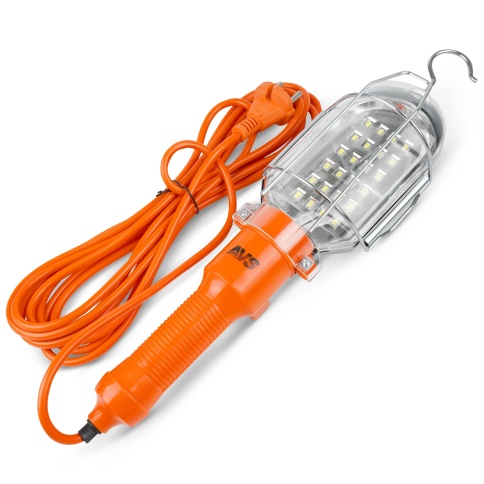 Фонарь переносной (светодоиод.) 5м 220V AVS LW-524L фото 1