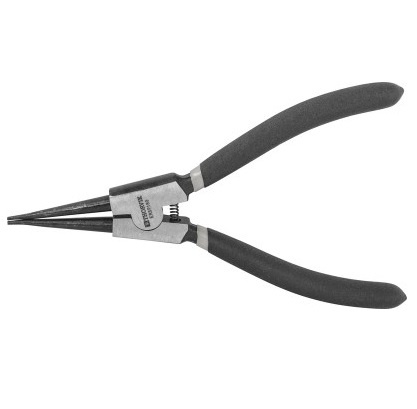 Щипцы прямые для стопорных колец с ПВХ рукоятками, разжим, 180 мм, 10-40 мм, Thorvik ERSP180 (52193) фото 1