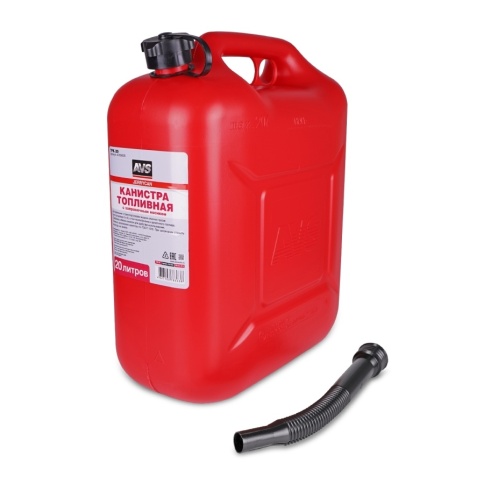 Канистра топливная пластик 20л. (красная) AVS TPK-20 (уценка) фото 1