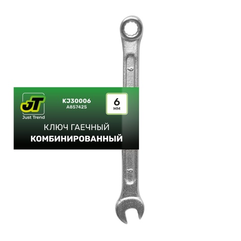 Ключ гаечный комбинированный (06 мм) JT KJ30006 фото 1