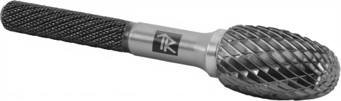 Борфреза твердосплавная овальная, тип E, 10 мм, двойная насечка, Thorvik TRRBE10160661-2 (57019) фото 1