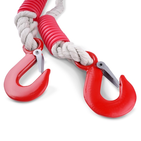 Трос-канат буксировочный с крюками AVS KT-3000 3т 4м, в пакете фото 2