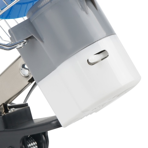 Вентилятор автомобильный AVS 8048C 24В 8" (корпус: металл, переключатель, цвет: серебристый) фото 5