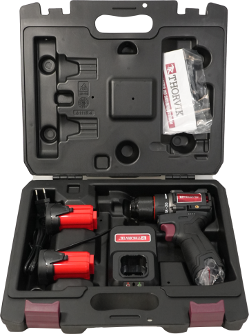 Дрель ударная аккумуляторная, 13 мм, 16 В, 60 Нм, Thorvik, BDI16136 (51001) фото 2