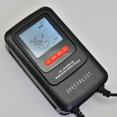 Профессиональное зарядное устройство для АКБ, BERKUT BC-12A (6 режимов и 9 стадий зарядки) фото 1