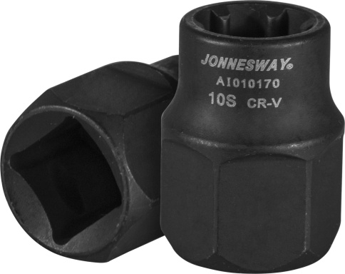 Головка торцевая 1/2 DR, 10 S для регулировки натяжителя ремня TOYOTA COROLLA ALTIS, Jonnesway AI010 фото 1