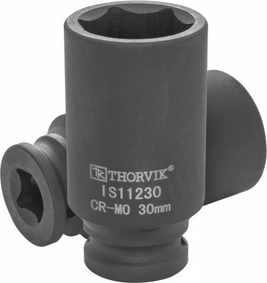 Головка торцевая ударная глубокая 1/2"DR, 30 мм, Thorvik IS11230 (53458) фото 1