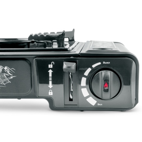 Плита газовая портативная в кейсе AVS GS-02 (встроен.переходник)  фото 4