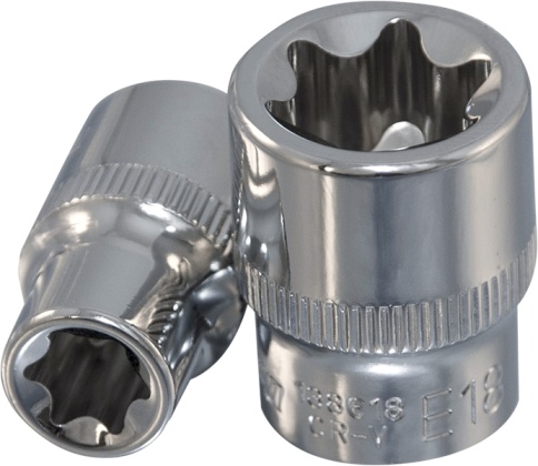 Головка торцевая 1/2 DR, внешний TORX, E20, Ombra 112620 фото 1