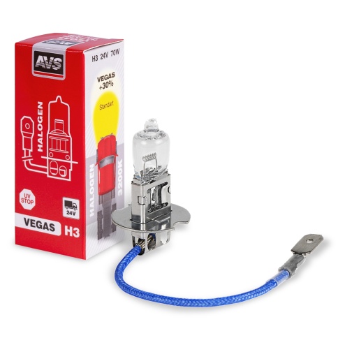 Галогенная лампа AVS Vegas H3.24V.70W.1шт. фото 1