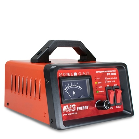 Зарядное устройство для автомобильного аккумулятора AVS BT-6023 (5A) 6/12V (уценённый товар) фото 4