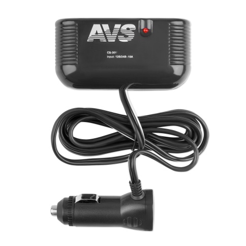 Разветвитель прикуривателя AVS 12/24 (на 3 выхода) CS301 фото 1