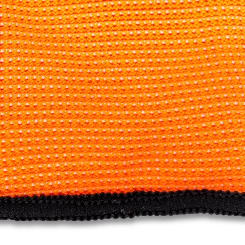 Перчатки нейлоновые с ребристым латексным покрытием (оранжево-черные) 1 пара AVS RP-07 фото 4