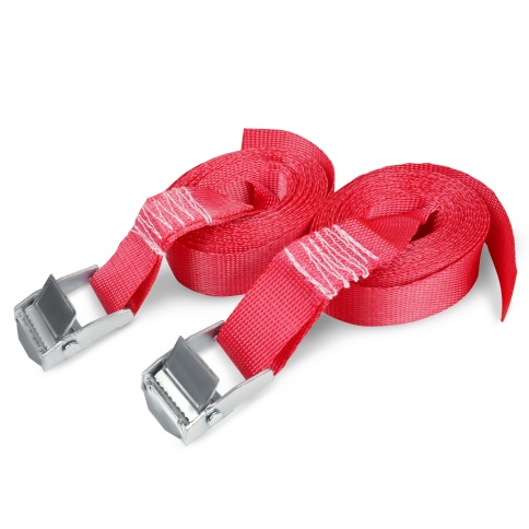 Ремень крепления груза с фиксатором 2,5 м, 250 кг, 25 мм, 2 шт AVS RG-025 фото 1