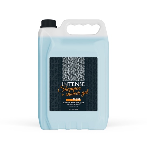 Шампунь - гель для душа INTENSE 2 в 1 FOR MEN 5 л. (ПЭНД) Clean&Green CG8334 фото 2