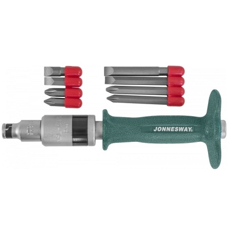 Набор ударных отверток SL, PH (5 шт) Jonnesway AG010139 фото 1