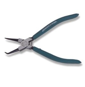 Щипцы загнутые 90° для стопорных колец с ПВХ рукоятками, сжим, 220 мм, 32-80 мм, Jonnesway AG010006  фото 2