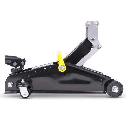 Домкрат подкатной AVS FJ-2000AL (поворотная ручка 360 градусов), 2т, 135-340мм. в кейсе фото 3