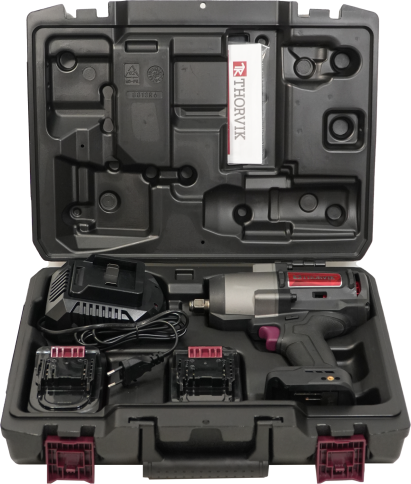 Гайковерт аккумуляторный, 1/2 DR, 20 В, 1800 Нм, Thorvik, BWI20318 (51008) фото 2