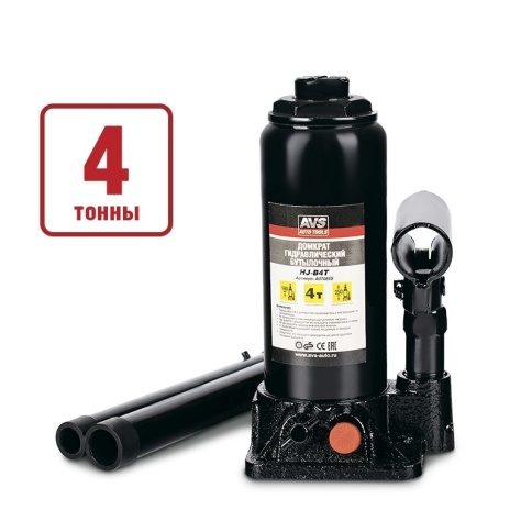 Домкрат гидравлический AVS HJ-B4T, 4т, 180-350мм. (уценённый товар) фото 1