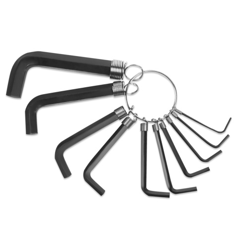 Набор ключей торцевых шестигранных на кольце 10 предметов (1.5-10 мм) JT HKSJ-10R фото 1