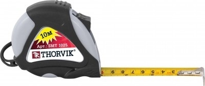 Рулетка в обрезиненном корпусе, 10 м, Thorvik SMT1025 (52895) фото 1