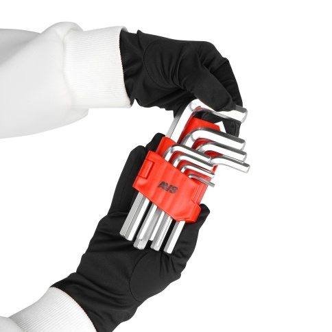 Набор ключей торцевых шестигранных 8 предметов (3-12мм) AVS HKS-8 фото 2