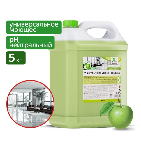Универсальное моющее средство (концентрированное, нейтральное) 5 кг. Clean&Green CG8019 фото 1