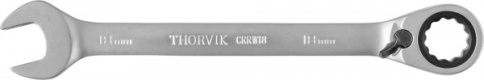 Ключ комбинированный трещоточный с реверсом, 18 мм, Thorvik CRRW18 (53497) фото 1