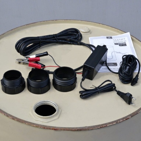 Помпа электрическая для перекачки из бочек 12V/220V, BERKUT SP2030EP фото 4